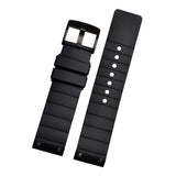 Watch Strap for Cartier Santos Sandoz Santos 100 Silicone Watch Strap Rubber Men and Women Black 23mm