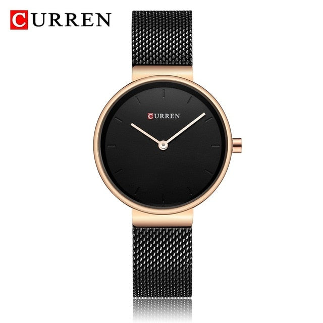 CURREN 9016 Fashion Ladies Luxury Simple Wristwatch