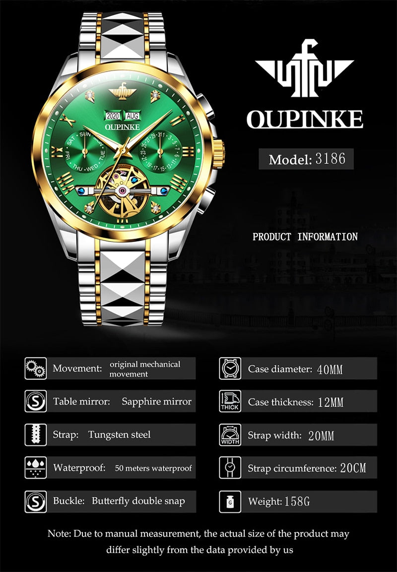 SWISS AUTOMATIC LUXURY MEN’S WATCH