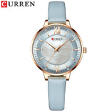 CURREN Watch for Women Luxury Casual Clock Leather Quartz Brandes Ladies Wristwatches Fashion Zegarki 2021