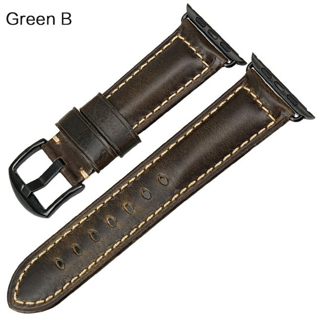 VINTAGE COWHIDE LEATHER BAND FOR APPLE WATCH
