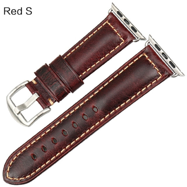 VINTAGE COWHIDE LEATHER BAND FOR APPLE WATCH