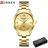 CURREN Watch Women Top Brand Quartz Female Bracelet Watches Stainless Steel Wrist Watch For Ladies Reloj Mujer Gift Rose Gold