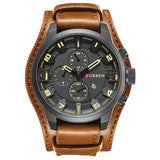 Top Luxury Brand CURREN 8225 Quartz Mens Watches Fashion Leather Strap Men Watch Casual Date Sport Military Male Clocks часы