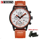 Top Brand CURREN 8217 Fashion Quartz Men Watch Luxury Leather Strap Waterproof Mens Watches Casual Male Clock Reloj Hombre часы