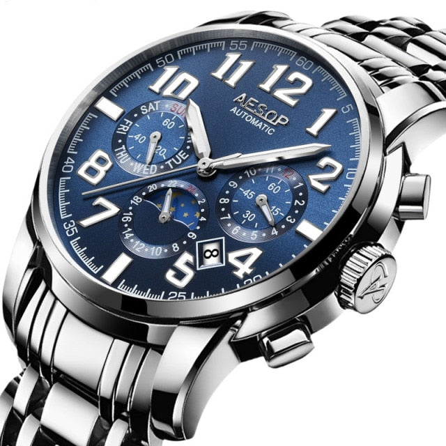 AESOP Automatic Mechanical Military Sports Waterproof