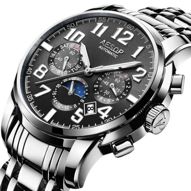 AESOP Automatic Mechanical Military Sports Waterproof